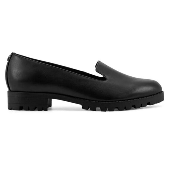 NEW Easy Spirit Eflex GenevaBlack Leather Slip-on Loafers/Sz. 9.5M - Picture 2 of 9